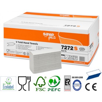 Toallas Secamanos Celtex Tissue Save Plus plegado V